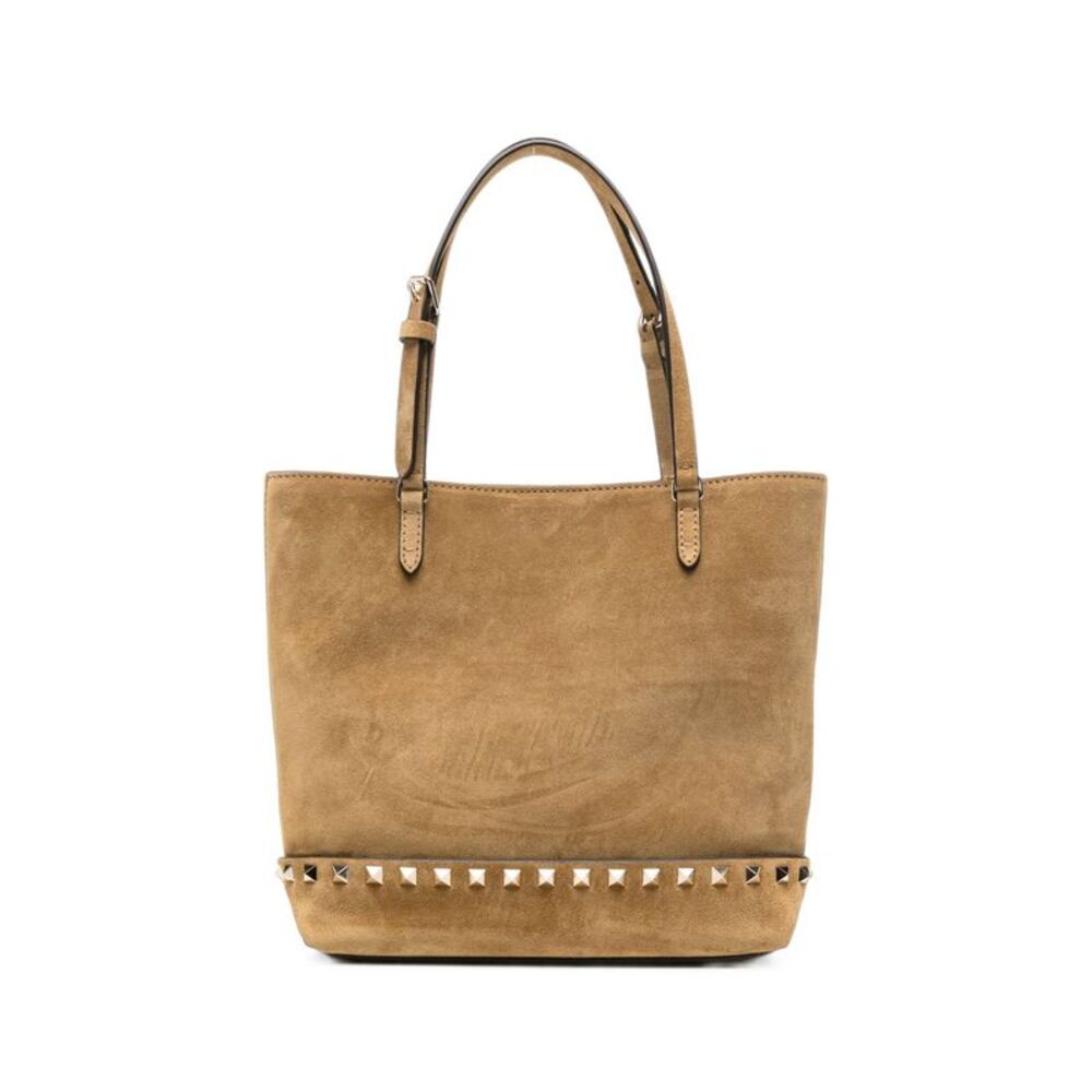 Valentino Garavani Women Rockstud Small Leather Tote Bag